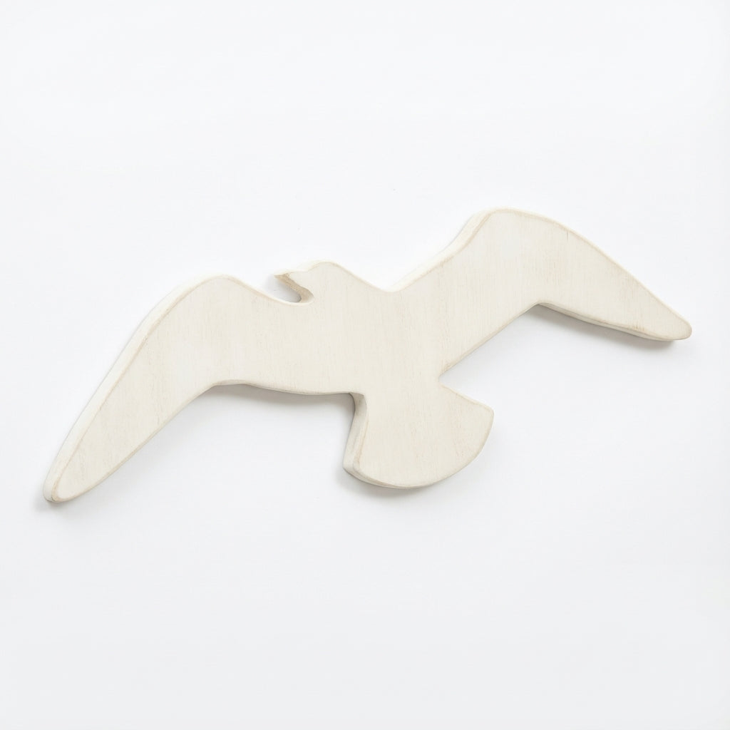 Soaring Seagull Wood Wall Art Panel