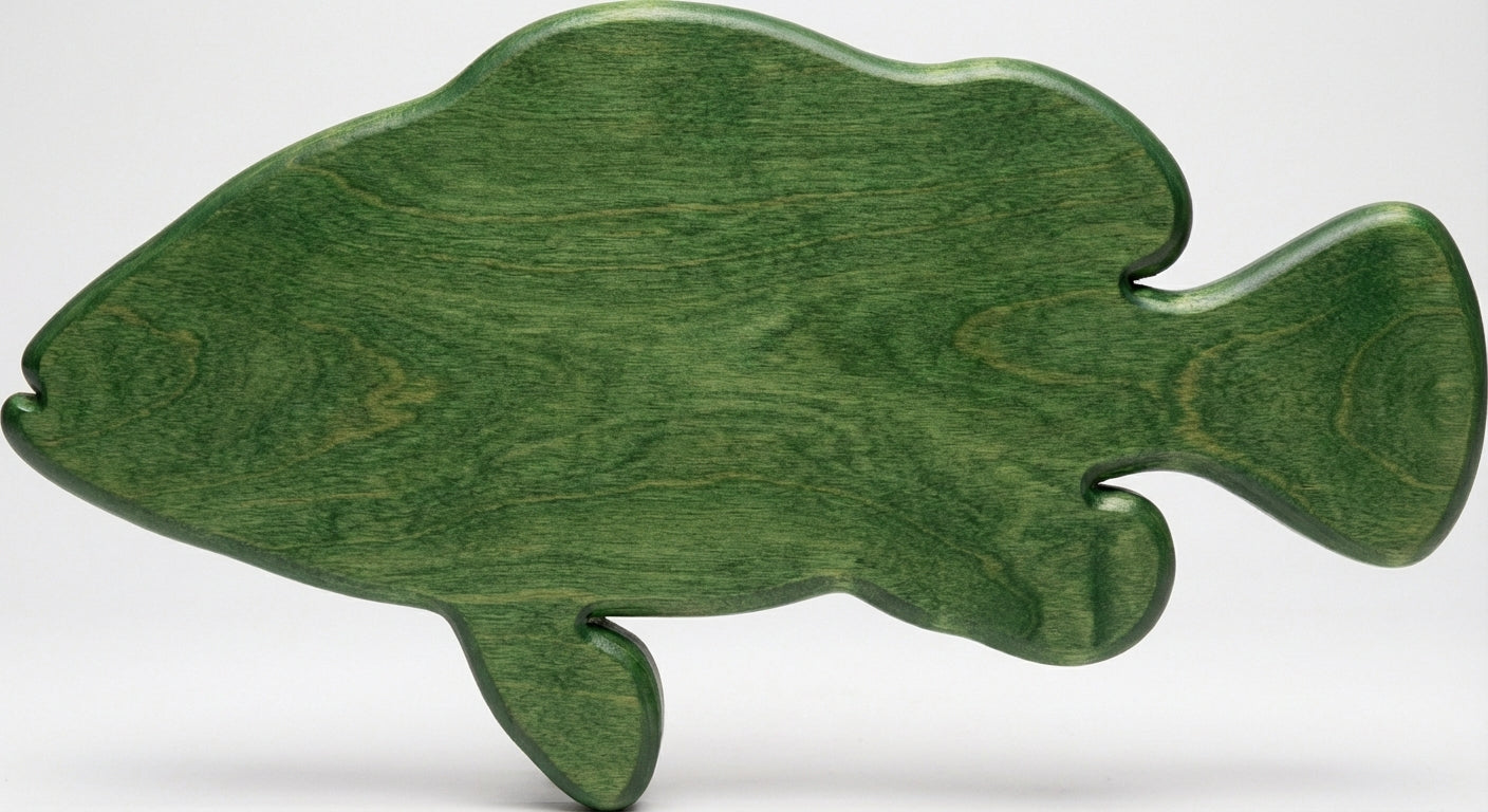 Coastal Currents Carved Wood Wall Art - Freeform (Fern)