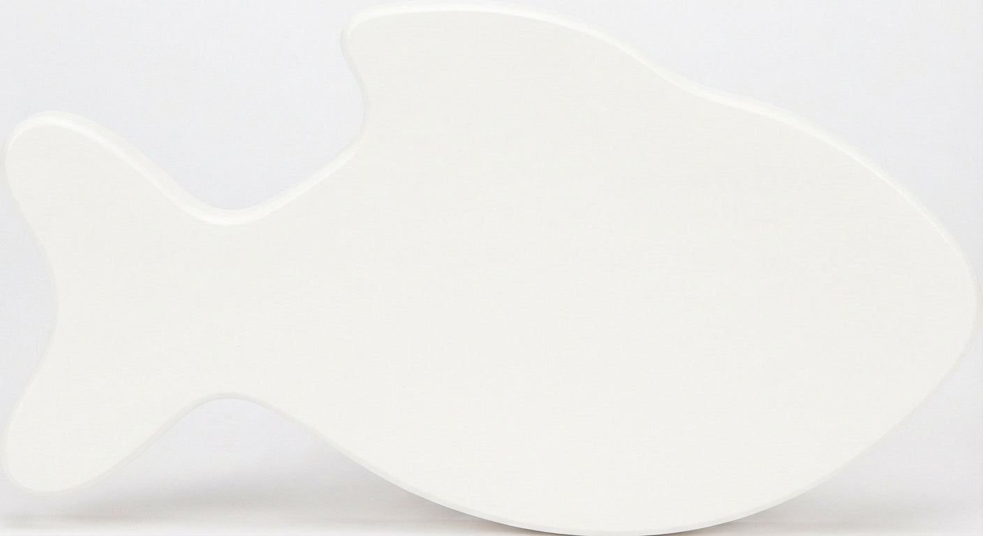 Oceanic Drift Wood Wall Art Panel - Freeform (Cotton White)