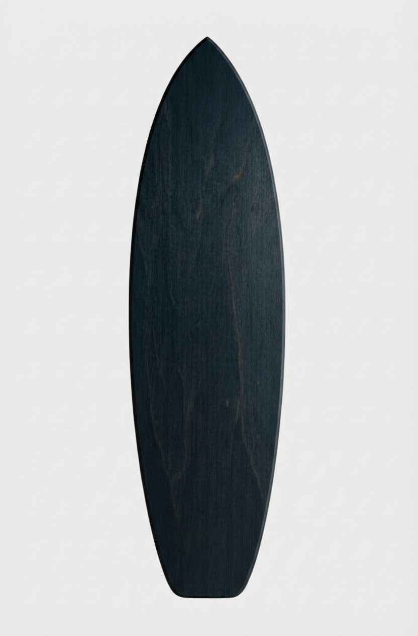 Stand-Up Paddleboard Carved Wood Wall Art Panel - Freeform (Midnight Sky)