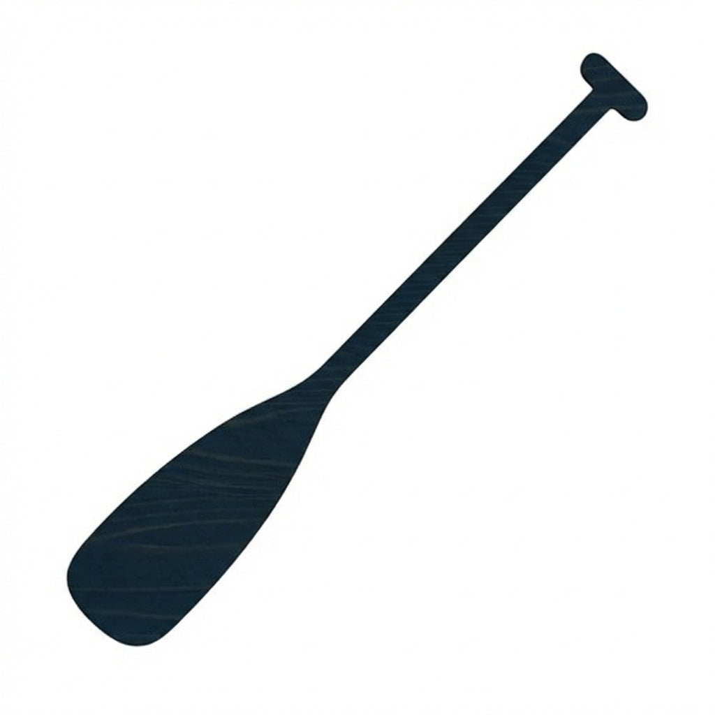 Boat Oar Wood Wall Art Carved Wood Wall Art Panel - Freeform (Midnight Sky)