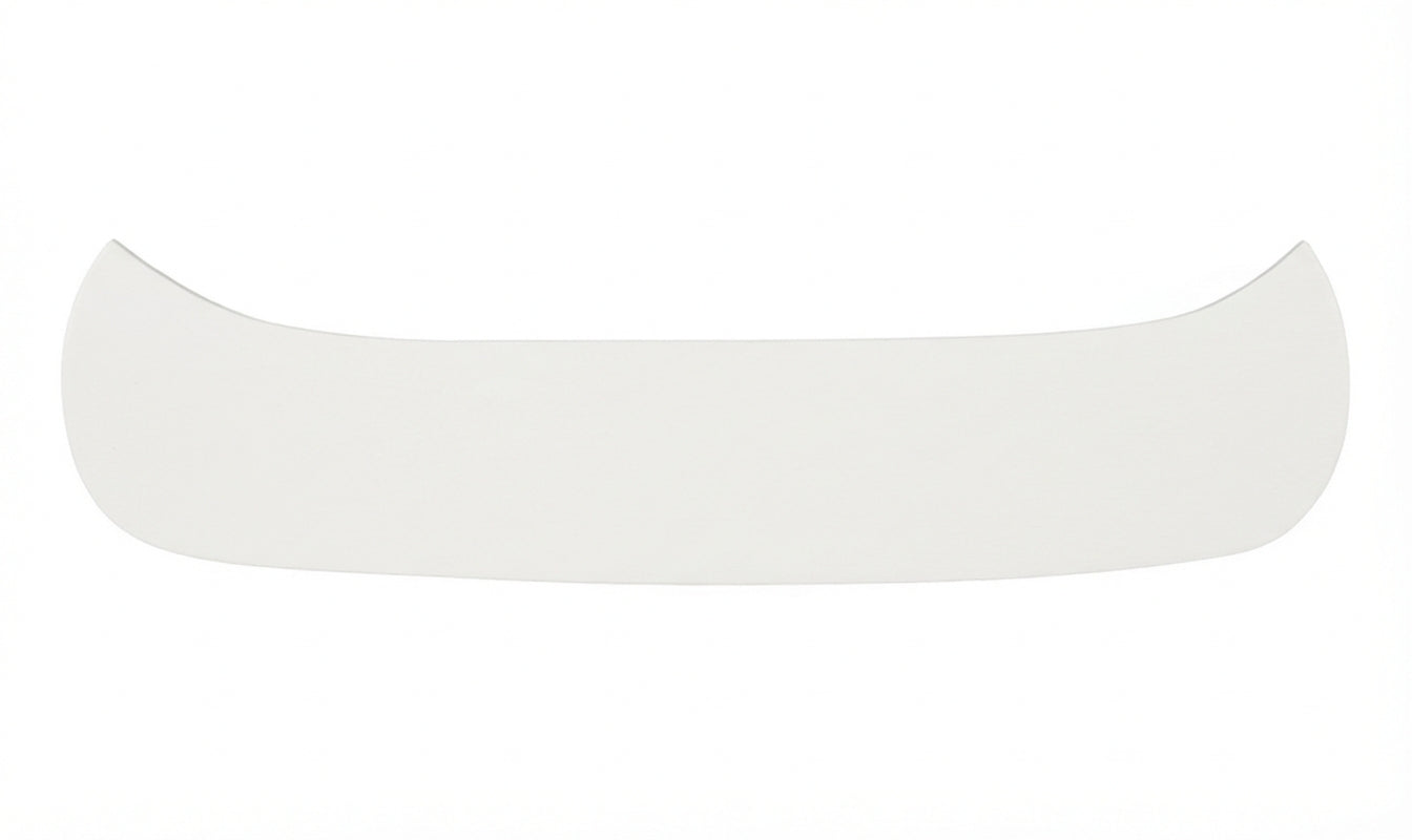 Canoe Wood Wall Art Carved Wood Wall Art Panel - Freeform (Cotton White)