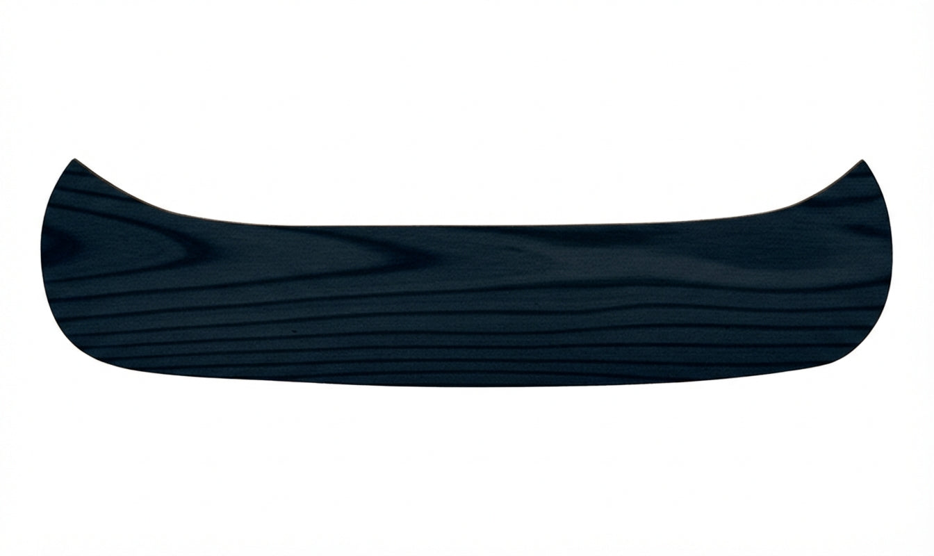Canoe Wood Wall Art Carved Wood Wall Art Panel - Freeform (Midnight Sky)