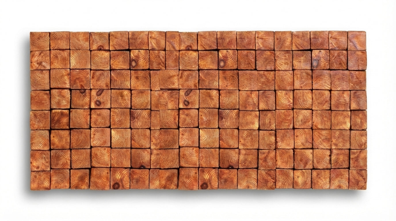 Rings of Time Wood Wall Art Panel - Natural