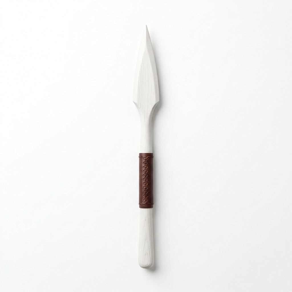 Ashwood Arrow Carved Wood Wall Art - Freeform (Cotton White)