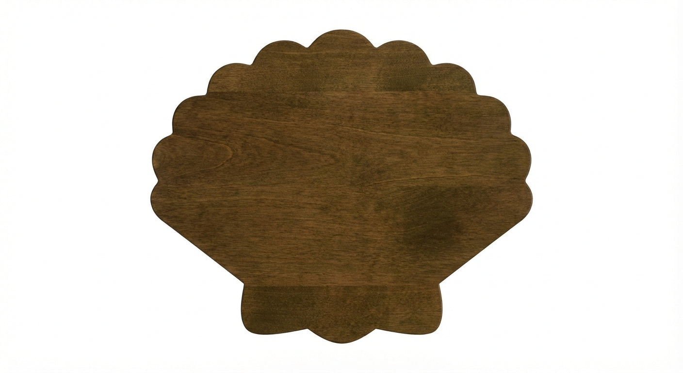 Scallop Shell - Fern Finish
