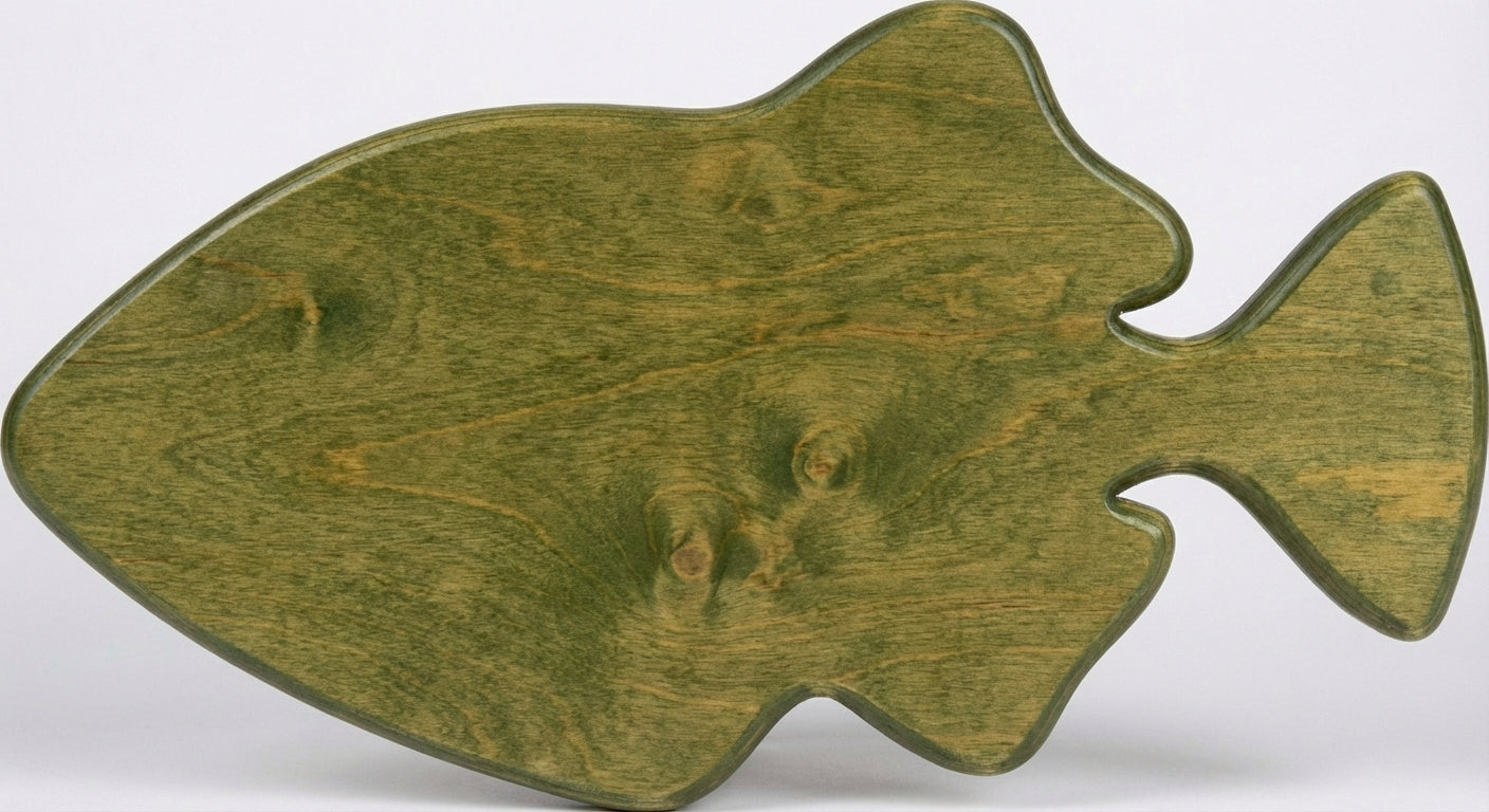Coastal Currents Carved Wood Wall Art - Freeform (Fern)