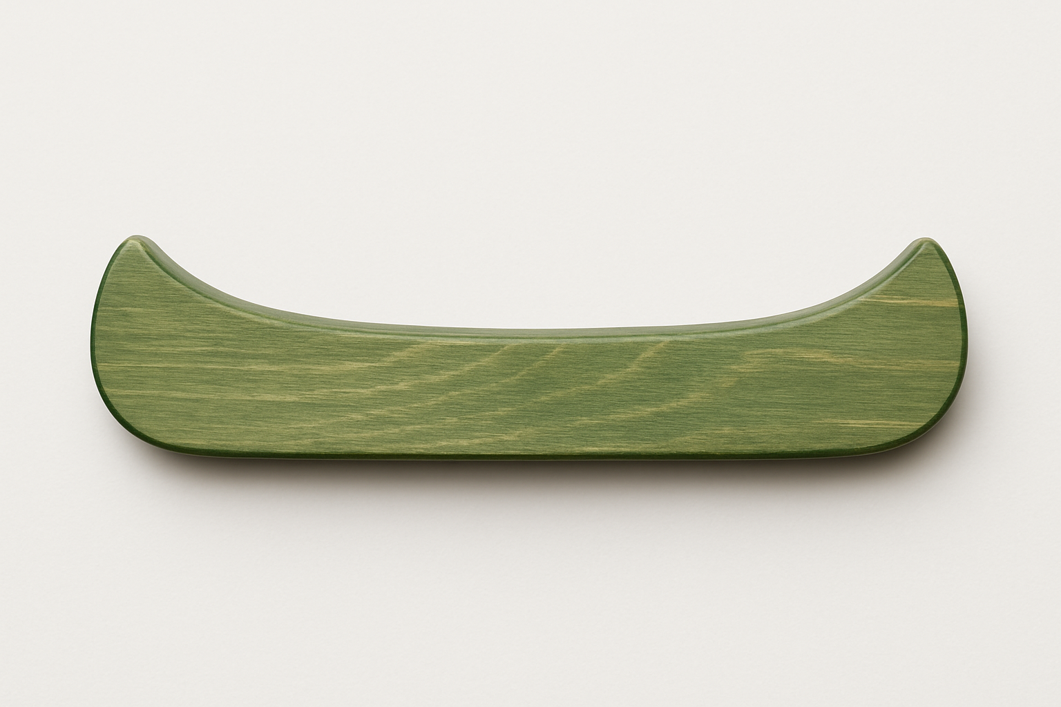 Canoe Carved Wood Wall Art Panel - Freeform (Fern)