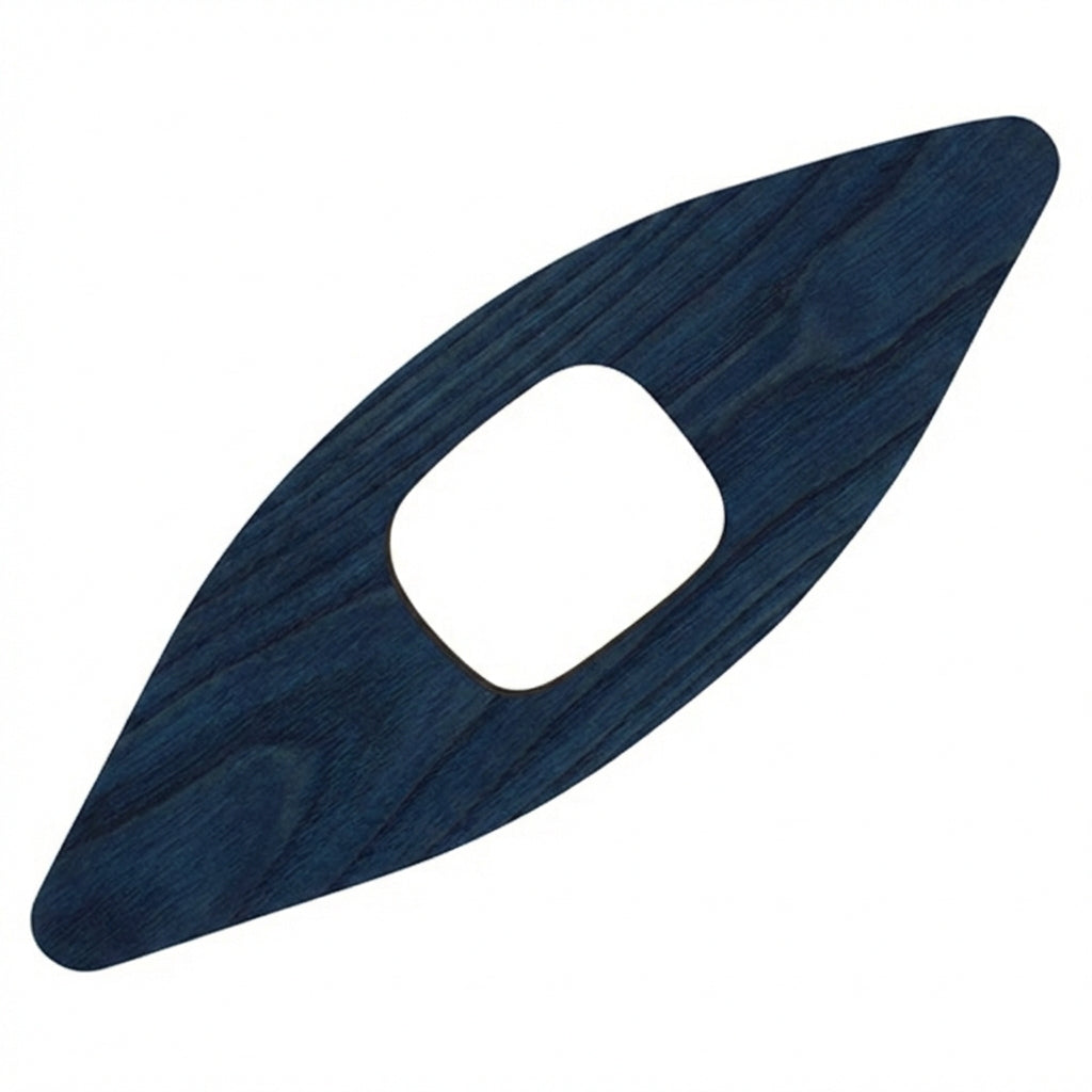 Kayak Wood Wall Art Carved Wood Wall Art Panel - Freeform (Midnight Sky)