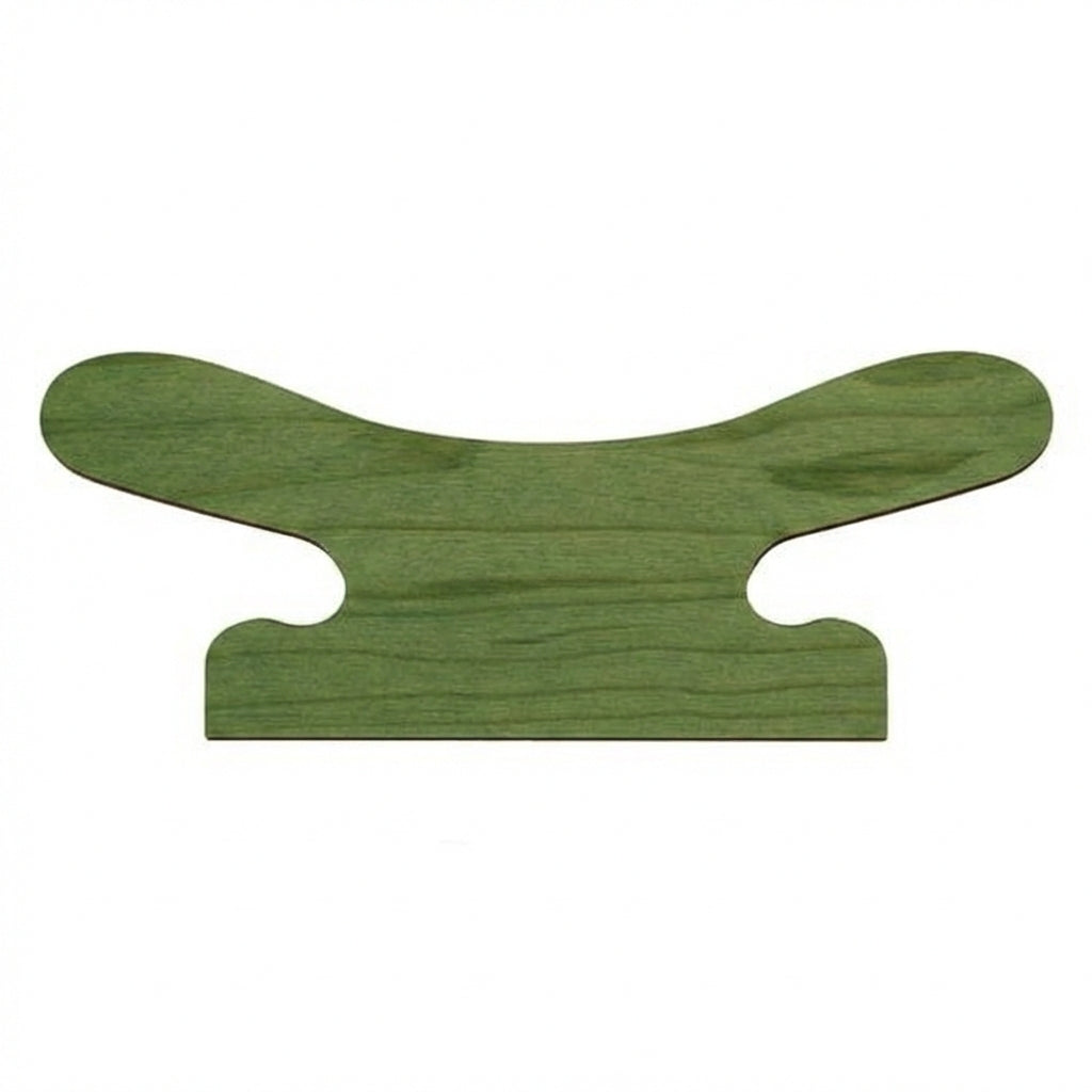 Boat Cleat Wood Wall Art Carved Wood Wall Art Panel - Freeform (Fern)