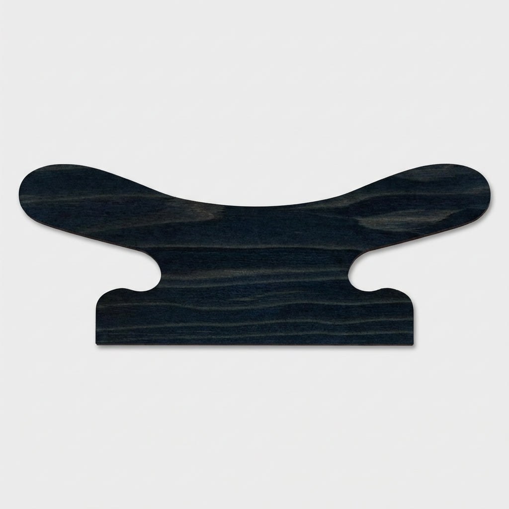 Boat Cleat Wood Wall Art Carved Wood Wall Art Panel - Freeform (Midnight Sky)