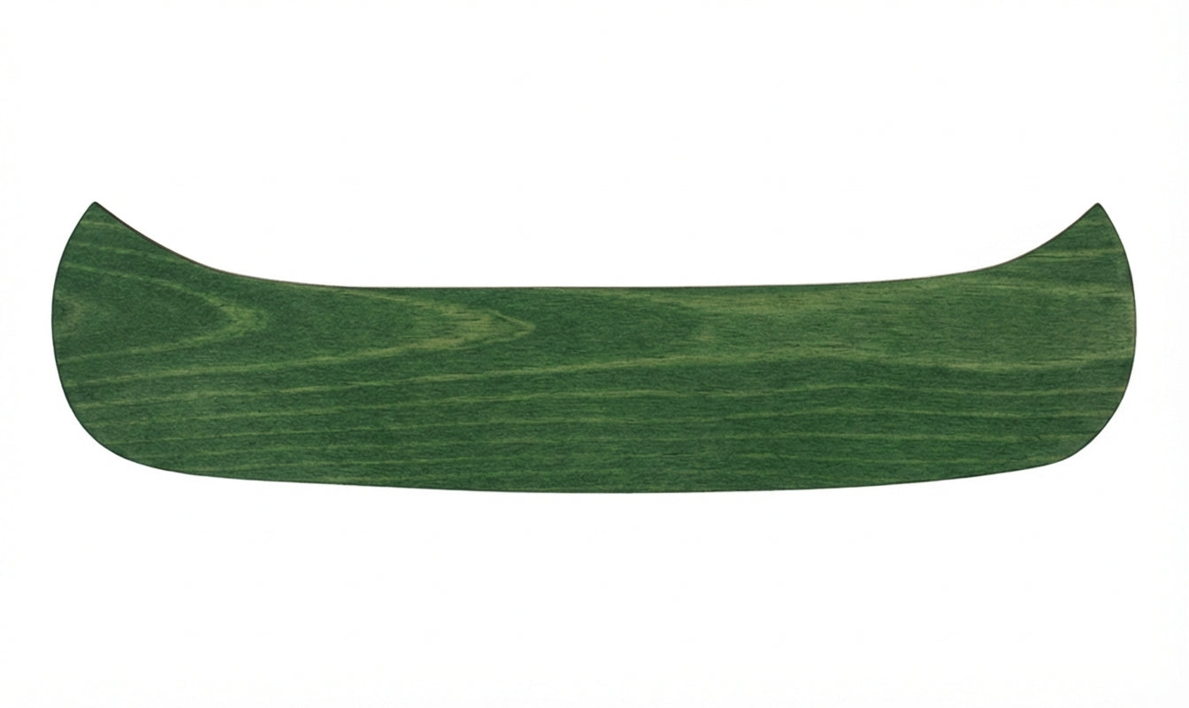 Canoe Wood Wall Art Carved Wood Wall Art Panel - Freeform (Fern)