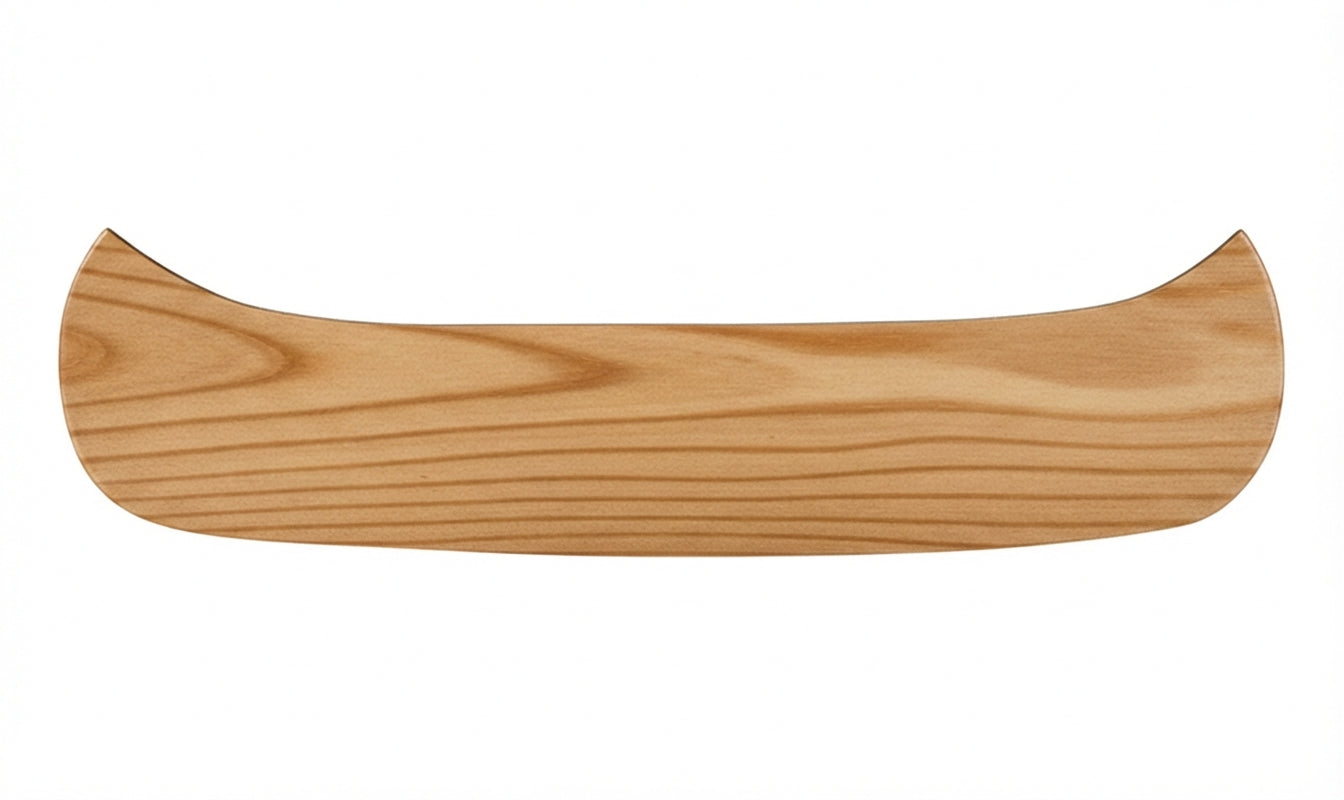 Canoe Wood Wall Art Carved Wood Wall Art Panel - Freeform (Natural)